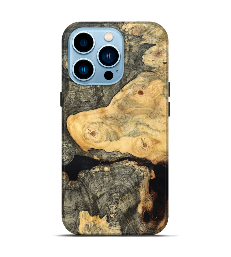 iPhone 14 Pro Wood Live Edge Phone Case - Solana (Solid Wood, 826315)