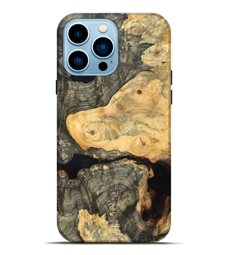 iPhone 14 Pro Max Wood Live Edge Phone Case - Solana (Solid Wood, 826315)