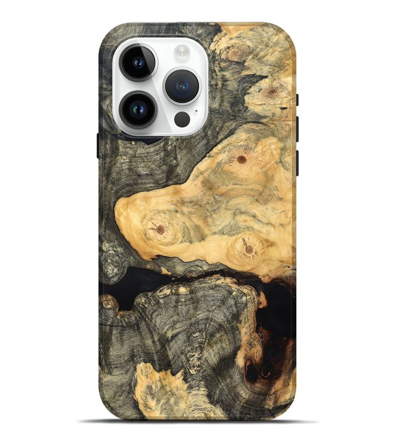iPhone 15 Pro Max Wood Live Edge Phone Case - Solana (Solid Wood, 826315)