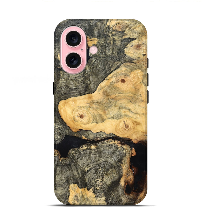 iPhone 16 Wood Live Edge Phone Case - Solana (Solid Wood, 826315)
