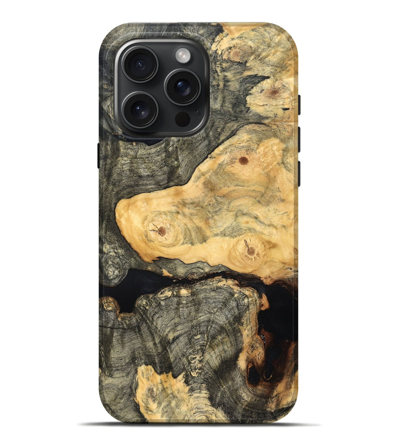 iPhone 16 Pro Max Wood Live Edge Phone Case - Solana (Solid Wood, 826315)