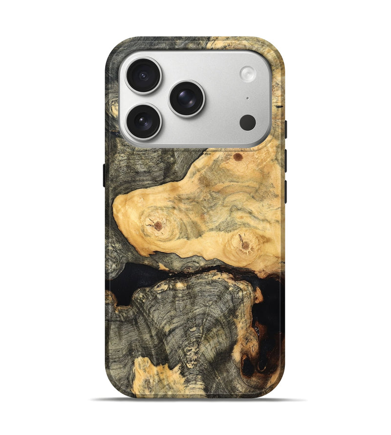 iPhone 17 Pro Wood Live Edge Phone Case - Solana (Solid Wood, 826315)