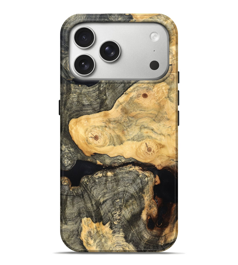 iPhone 17 Pro Max Wood Live Edge Phone Case - Solana (Solid Wood, 826315)
