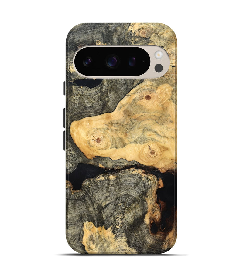 Pixel 9 Pro Wood Live Edge Phone Case - Solana (Solid Wood, 826315)