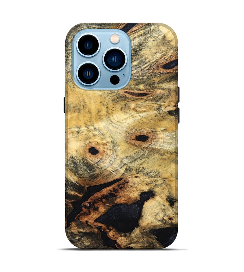 iPhone 14 Pro Wood Live Edge Phone Case - Latonya (Solid Wood, 826317)