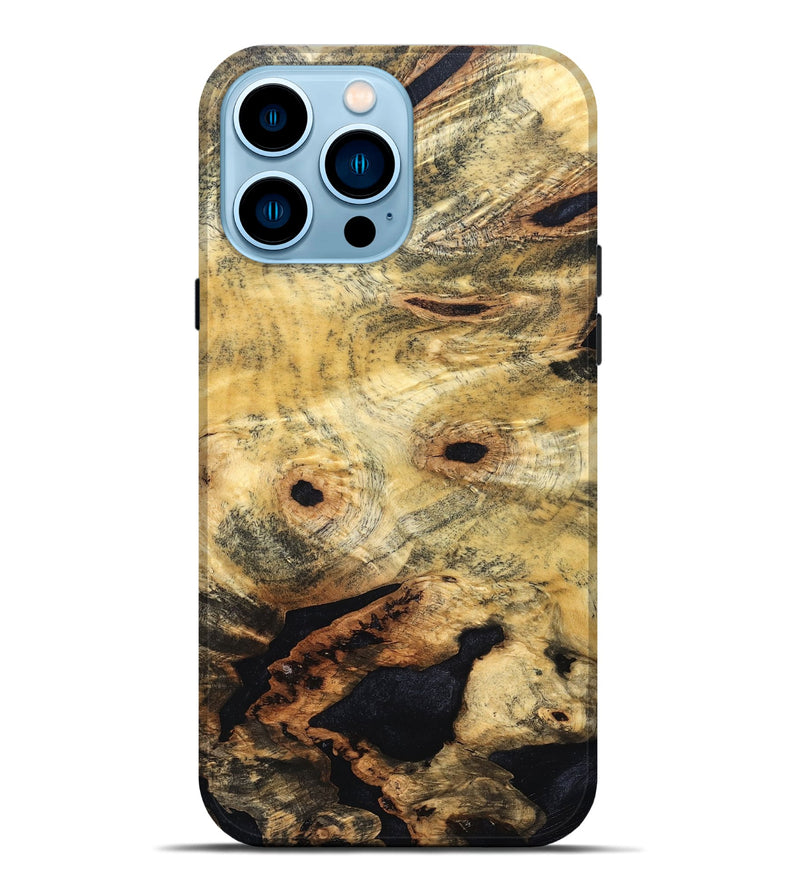 iPhone 14 Pro Max Wood Live Edge Phone Case - Latonya (Solid Wood, 826317)