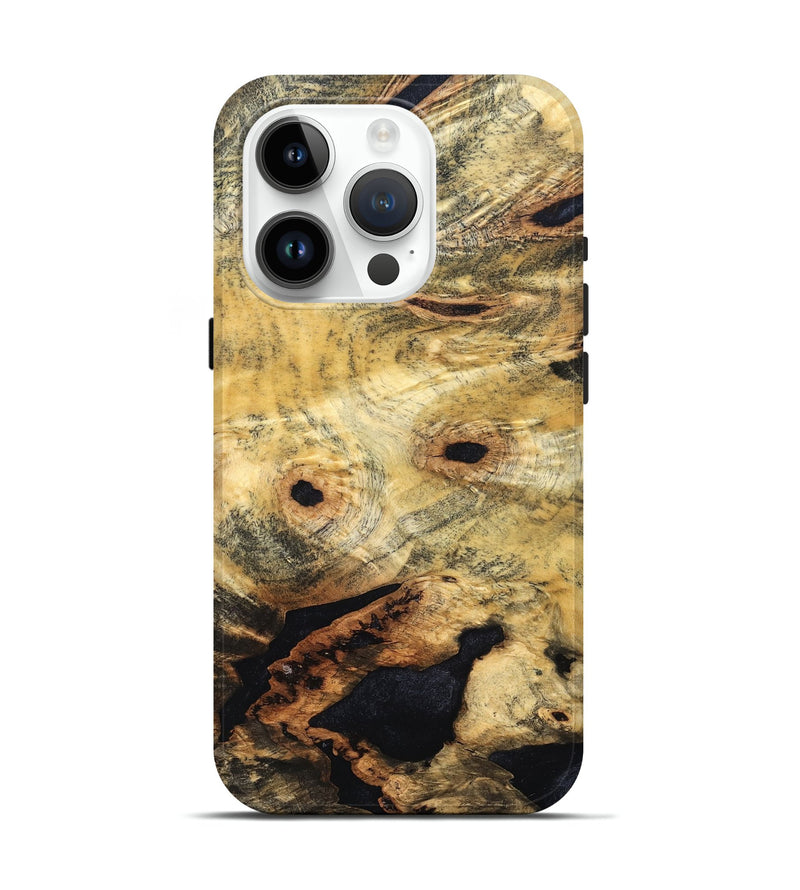 iPhone 15 Pro Wood Live Edge Phone Case - Latonya (Solid Wood, 826317)