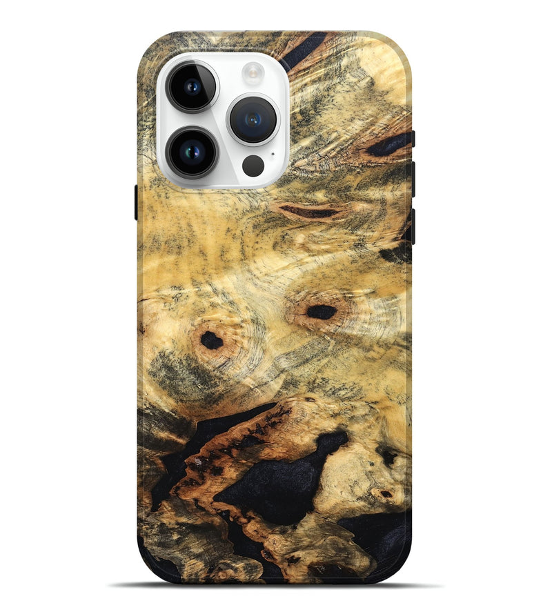 iPhone 15 Pro Max Wood Live Edge Phone Case - Latonya (Solid Wood, 826317)