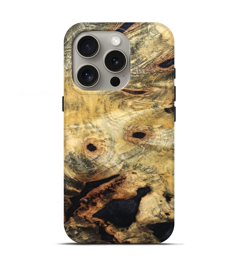 iPhone 16 Pro Wood Live Edge Phone Case - Latonya (Solid Wood, 826317)