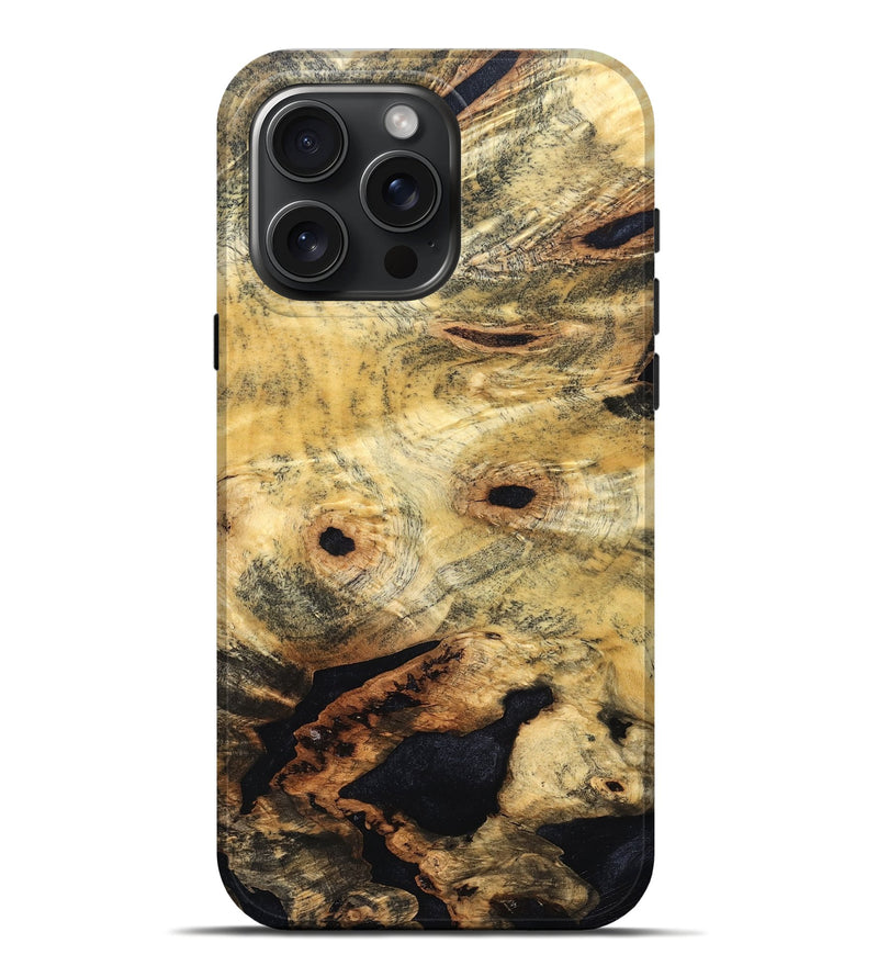 iPhone 16 Pro Max Wood Live Edge Phone Case - Latonya (Solid Wood, 826317)