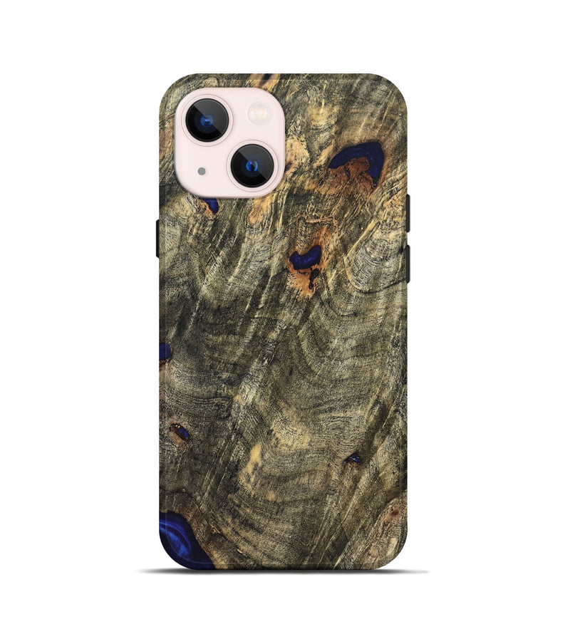 iPhone 13 mini Wood Live Edge Phone Case - Kim (Solid Wood, 826318)