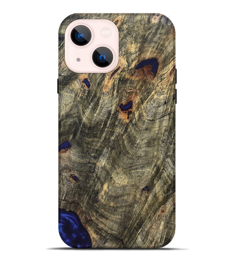 iPhone 14 Plus Wood Live Edge Phone Case - Kim (Solid Wood, 826318)