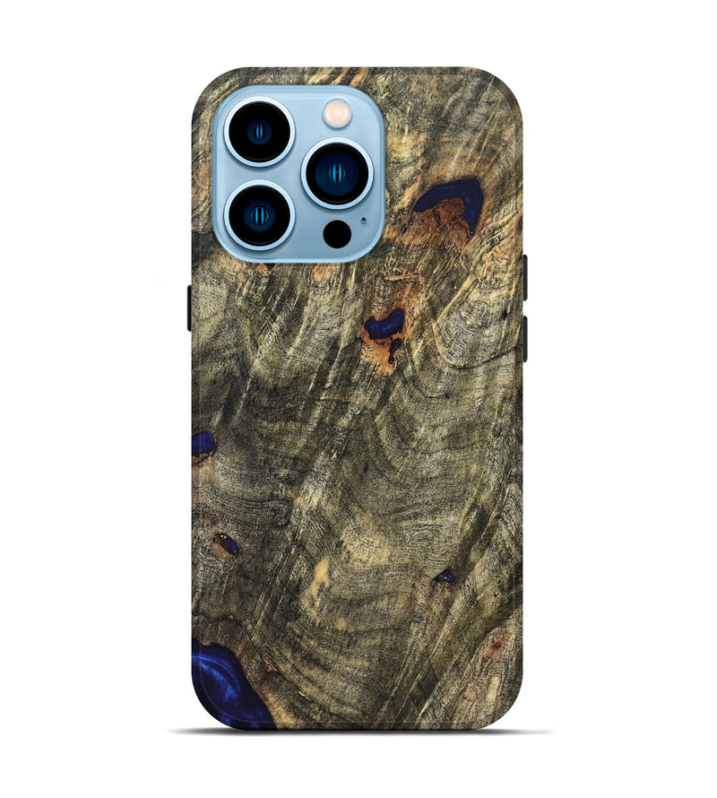 iPhone 14 Pro Wood Live Edge Phone Case - Kim (Solid Wood, 826318)