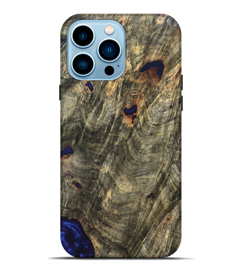 iPhone 14 Pro Max Wood Live Edge Phone Case - Kim (Solid Wood, 826318)