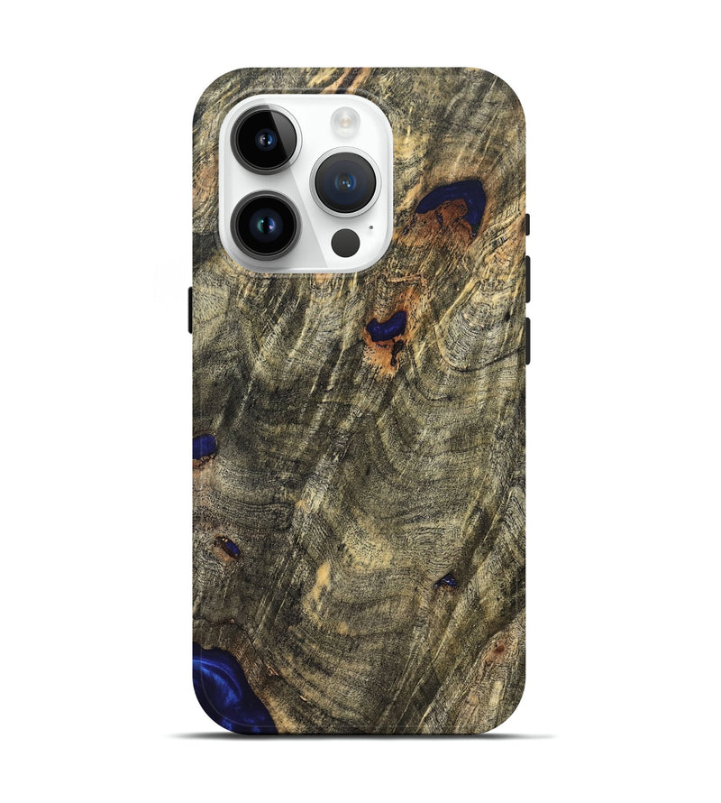 iPhone 15 Pro Wood Live Edge Phone Case - Kim (Solid Wood, 826318)