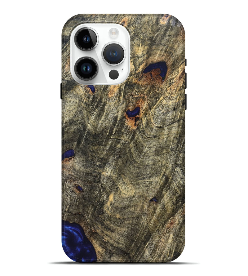 iPhone 15 Pro Max Wood Live Edge Phone Case - Kim (Solid Wood, 826318)