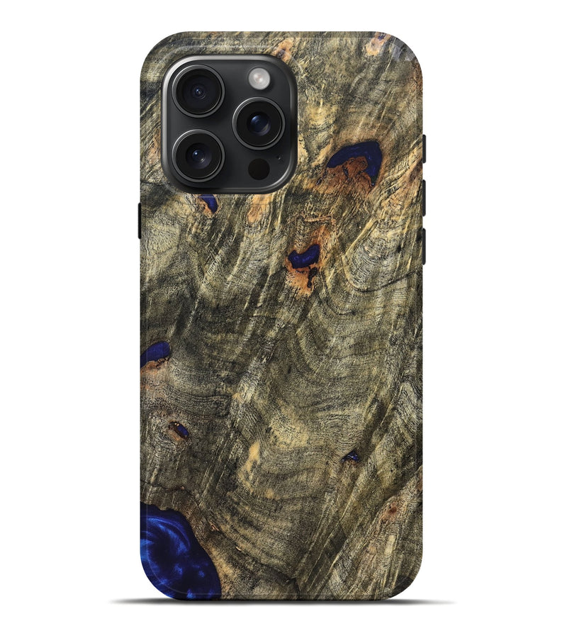 iPhone 16 Pro Max Wood Live Edge Phone Case - Kim (Solid Wood, 826318)