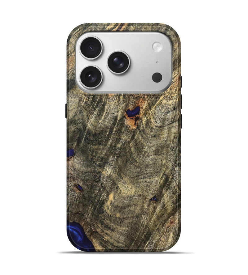 iPhone 17 Pro Wood Live Edge Phone Case - Kim (Solid Wood, 826318)