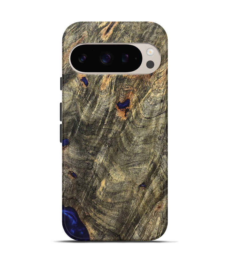 Pixel 9 Pro Wood Live Edge Phone Case - Kim (Solid Wood, 826318)