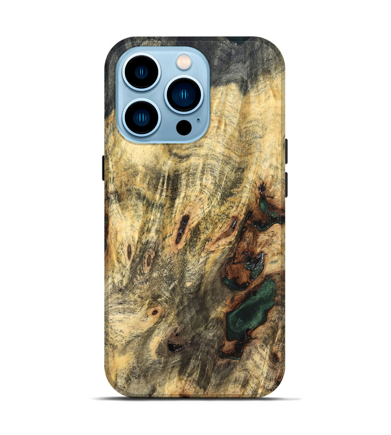 iPhone 14 Pro Wood Live Edge Phone Case - Casimer (Solid Wood, 826319)