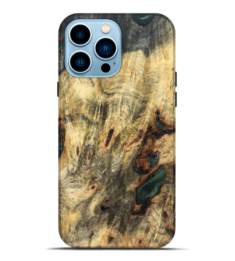 iPhone 14 Pro Max Wood Live Edge Phone Case - Casimer (Solid Wood, 826319)