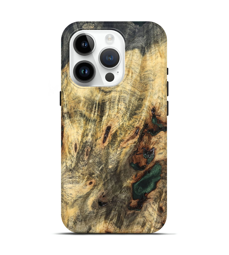 iPhone 15 Pro Wood Live Edge Phone Case - Casimer (Solid Wood, 826319)