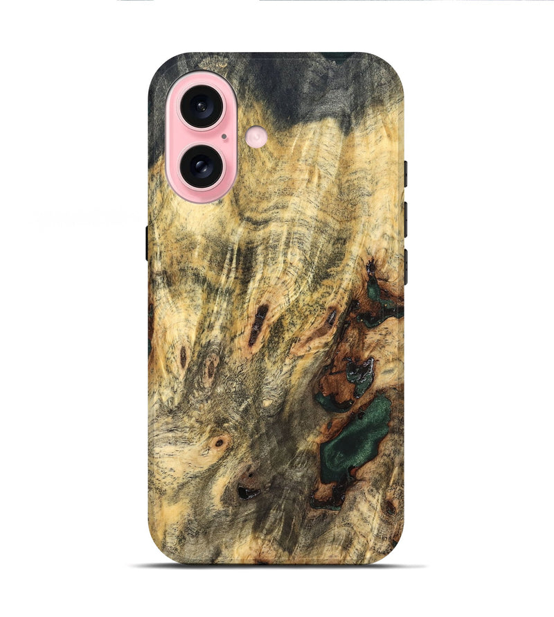 iPhone 16 Wood Live Edge Phone Case - Casimer (Solid Wood, 826319)