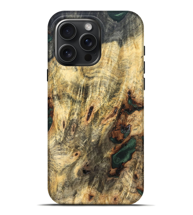 iPhone 16 Pro Max Wood Live Edge Phone Case - Casimer (Solid Wood, 826319)