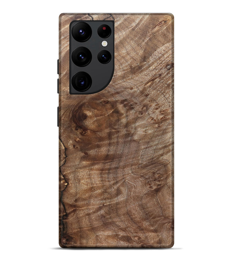 Galaxy S22 Ultra Wood Live Edge Phone Case - Sherita (Solid Wood, 826320)