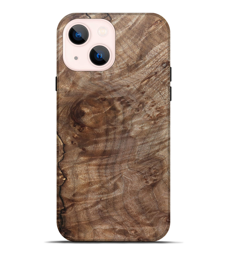 iPhone 14 Plus Wood Live Edge Phone Case - Sherita (Solid Wood, 826320)