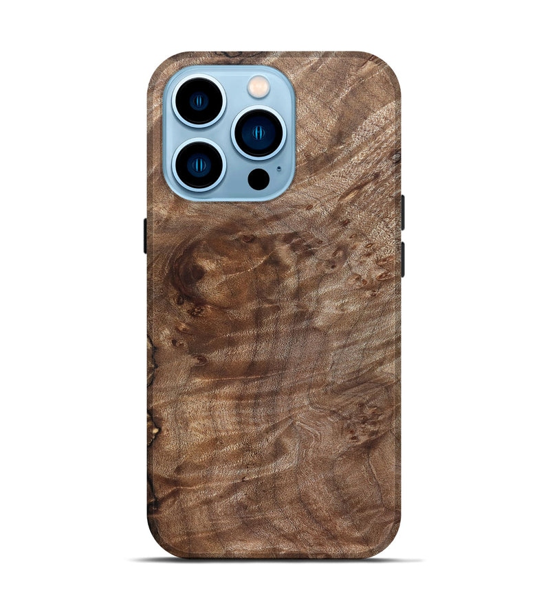 iPhone 14 Pro Wood Live Edge Phone Case - Sherita (Solid Wood, 826320)