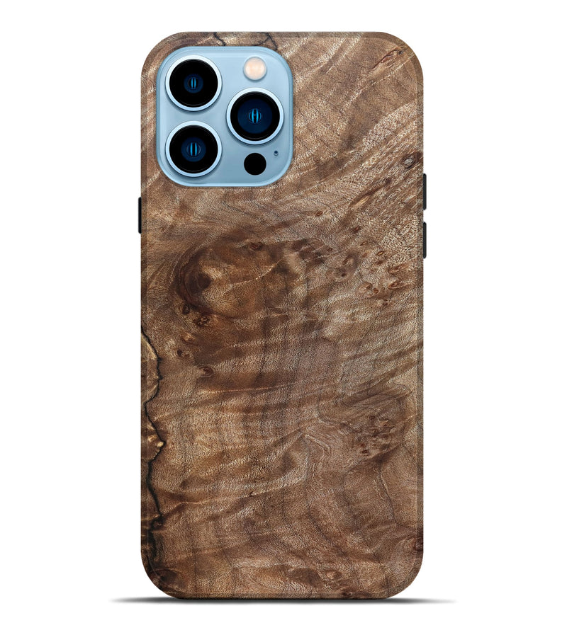 iPhone 14 Pro Max Wood Live Edge Phone Case - Sherita (Solid Wood, 826320)