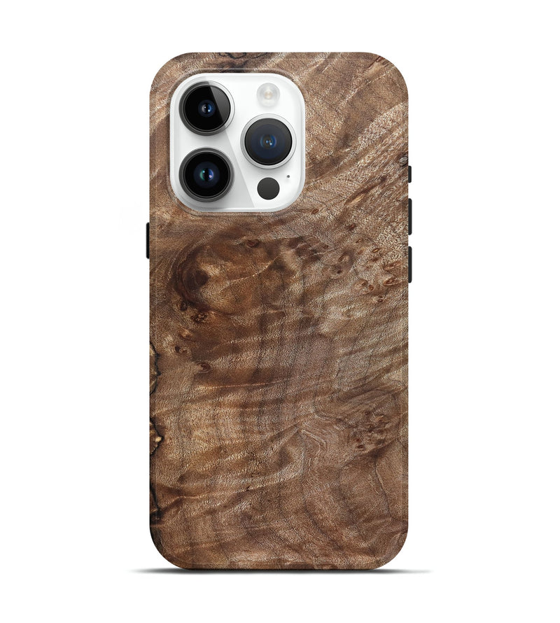 iPhone 15 Pro Wood Live Edge Phone Case - Sherita (Solid Wood, 826320)