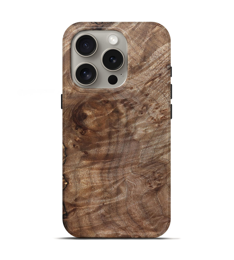 iPhone 16 Pro Wood Live Edge Phone Case - Sherita (Solid Wood, 826320)