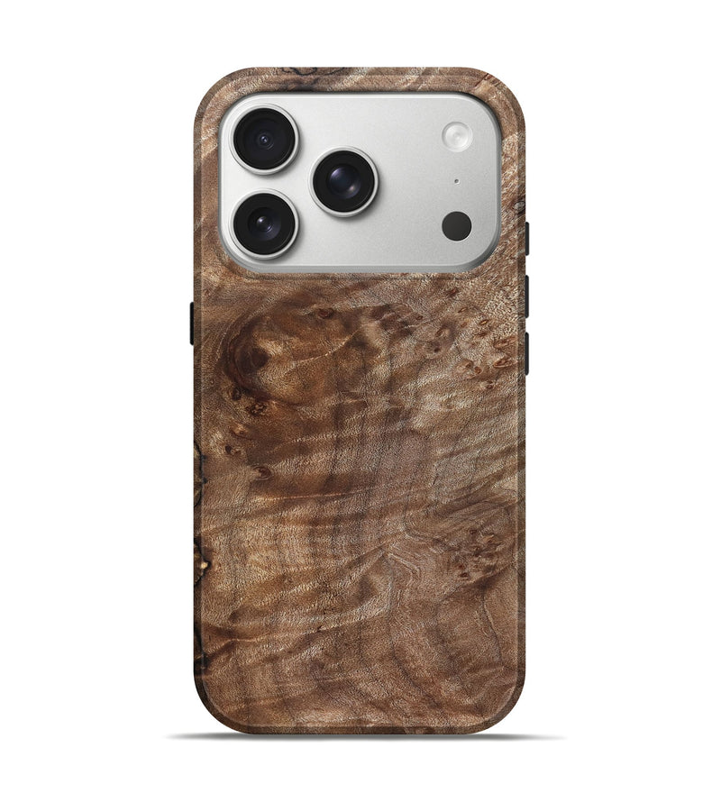 iPhone 17 Pro Wood Live Edge Phone Case - Sherita (Solid Wood, 826320)