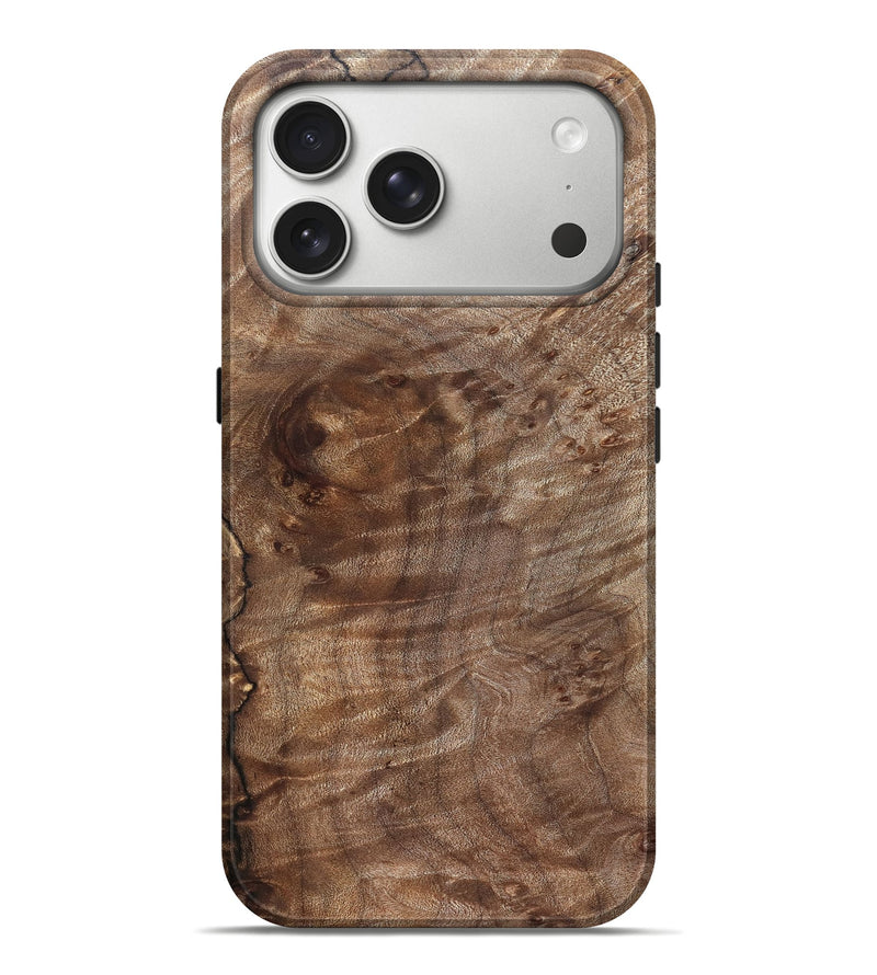 iPhone 17 Pro Max Wood Live Edge Phone Case - Sherita (Solid Wood, 826320)
