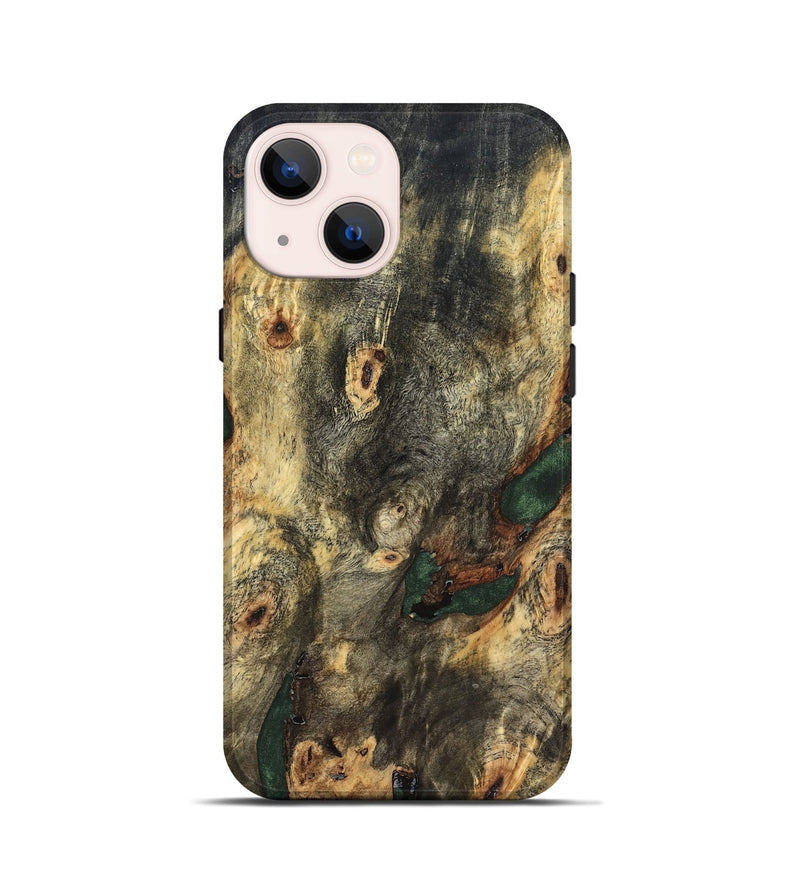 iPhone 13 mini Wood Live Edge Phone Case - Lilah (Solid Wood, 826321)