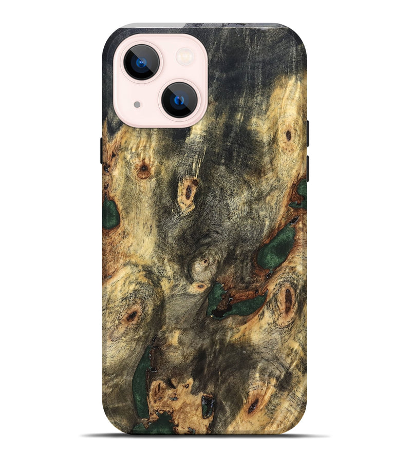 iPhone 14 Plus Wood Live Edge Phone Case - Lilah (Solid Wood, 826321)