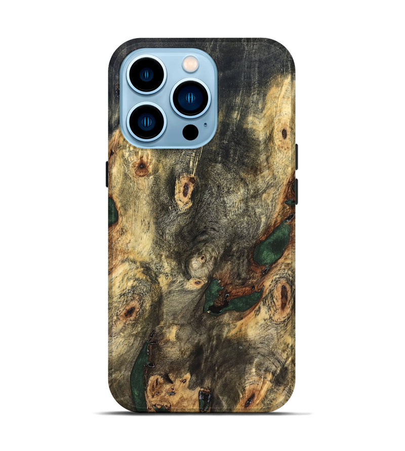 iPhone 14 Pro Wood Live Edge Phone Case - Lilah (Solid Wood, 826321)