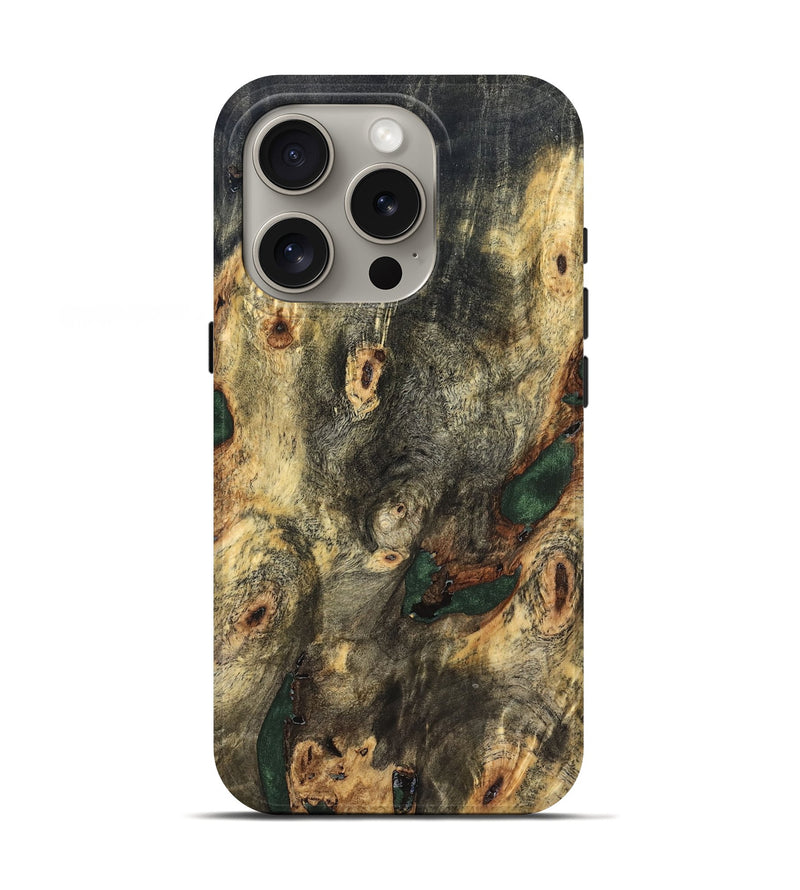 iPhone 16 Pro Wood Live Edge Phone Case - Lilah (Solid Wood, 826321)