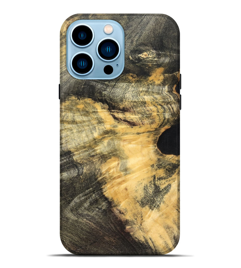 iPhone 14 Pro Max Wood Live Edge Phone Case - Sylas (Solid Wood, 826322)