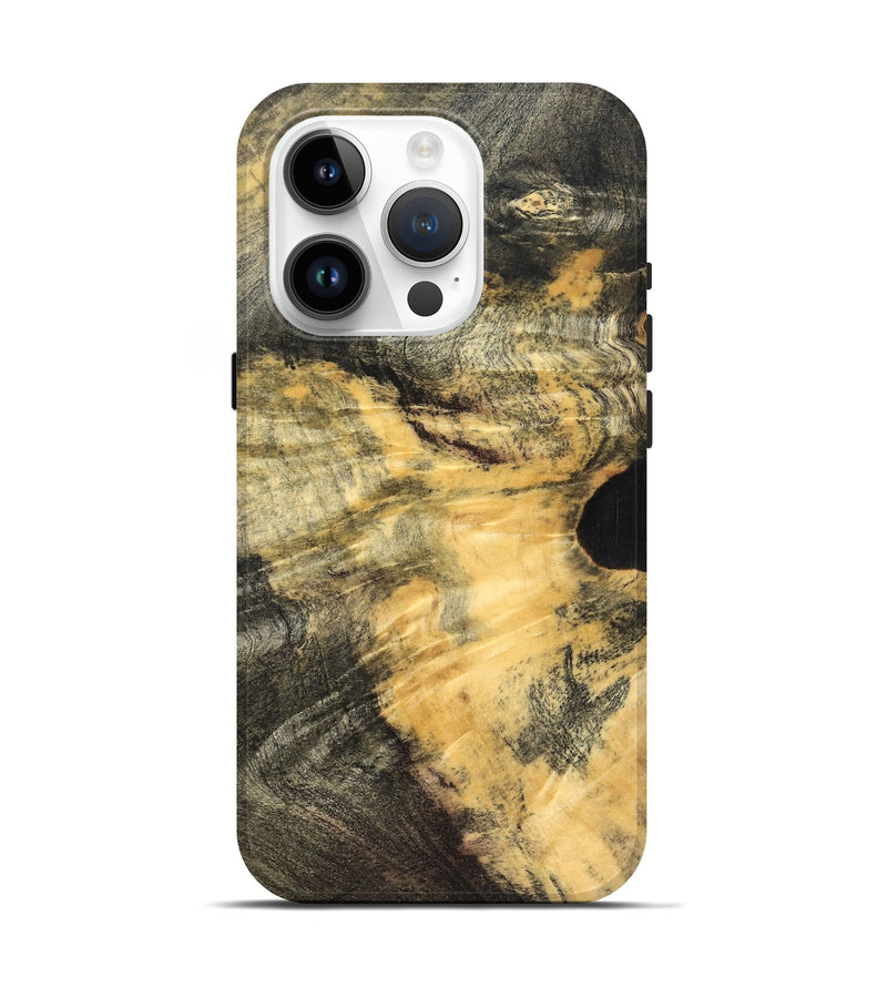 iPhone 15 Pro Wood Live Edge Phone Case - Sylas (Solid Wood, 826322)
