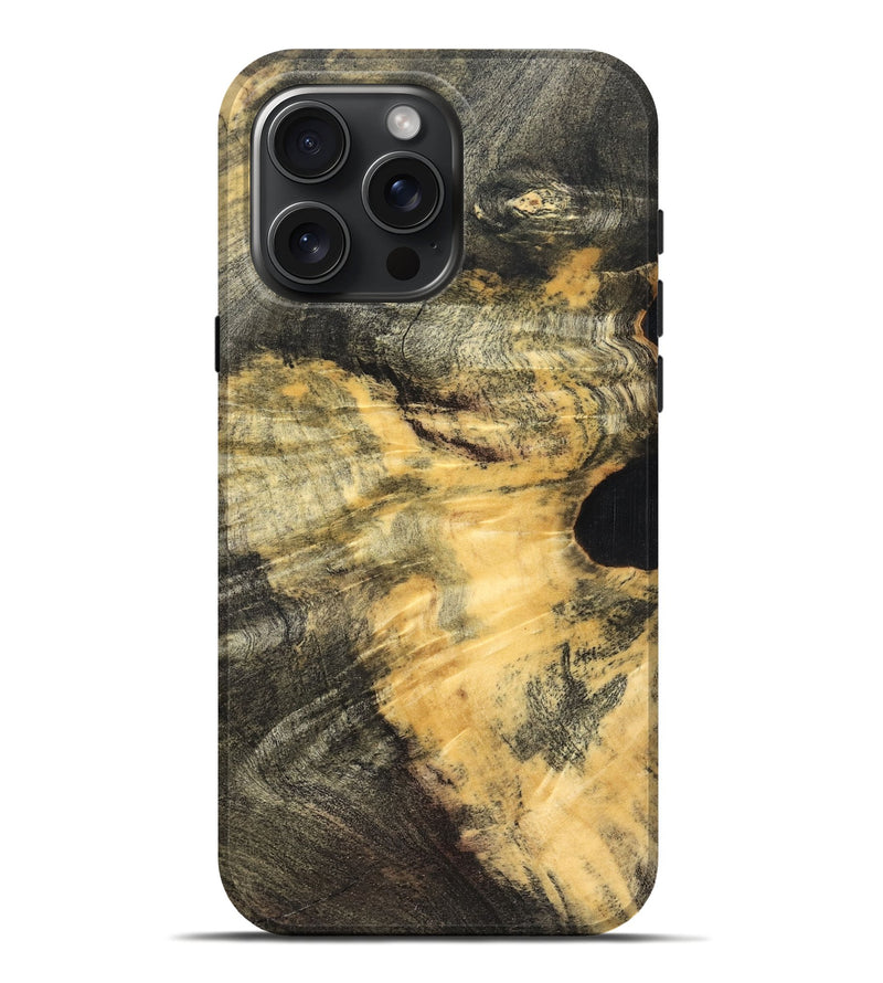 iPhone 16 Pro Max Wood Live Edge Phone Case - Sylas (Solid Wood, 826322)