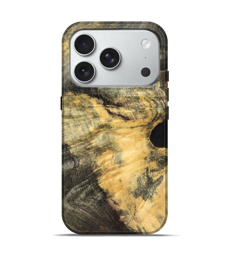 iPhone 18 Pro Wood Live Edge Phone Case - Sylas (Solid Wood, 826322)