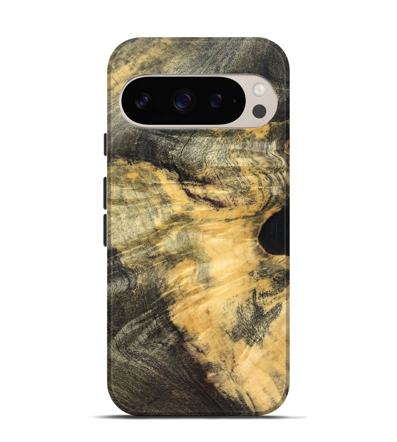 Pixel 9 Pro Wood Live Edge Phone Case - Sylas (Solid Wood, 826322)