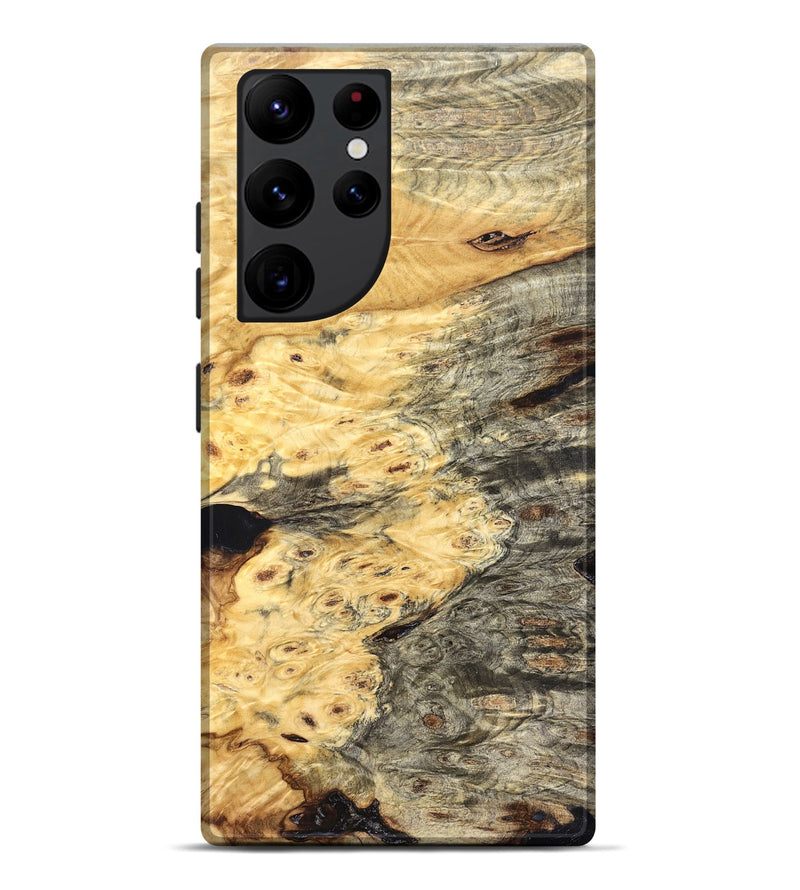Galaxy S22 Ultra Wood Live Edge Phone Case - Chantel (Solid Wood, 826324)