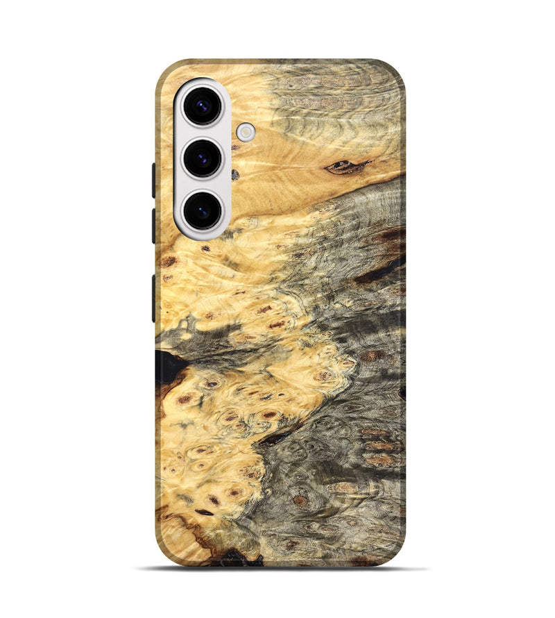 Galaxy S25 Wood Live Edge Phone Case - Chantel (Solid Wood, 826324)