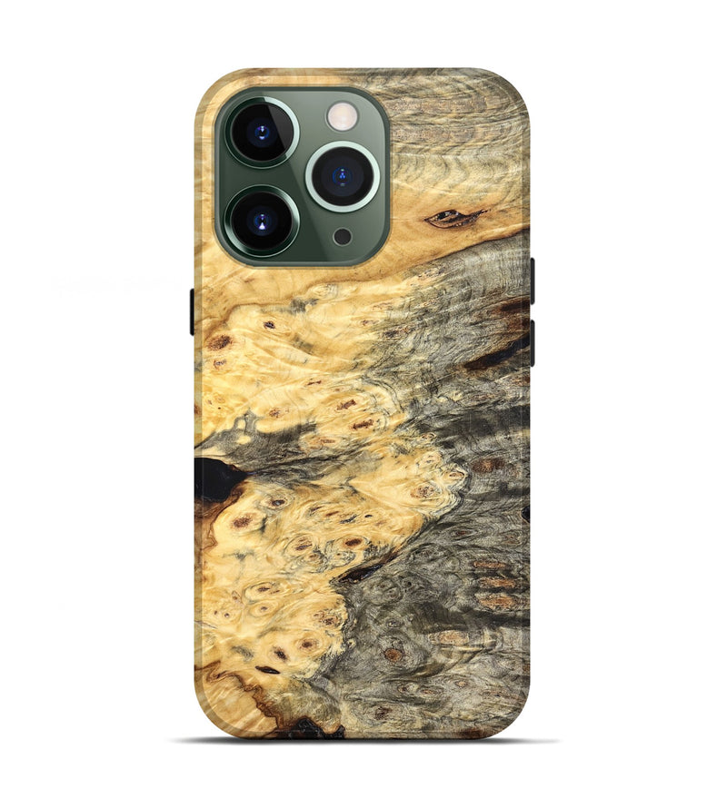 iPhone 13 Pro Wood Live Edge Phone Case - Chantel (Solid Wood, 826324)