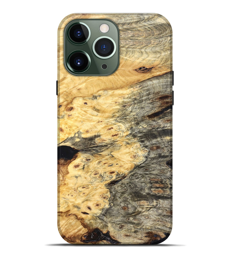 iPhone 13 Pro Max Wood Live Edge Phone Case - Chantel (Solid Wood, 826324)