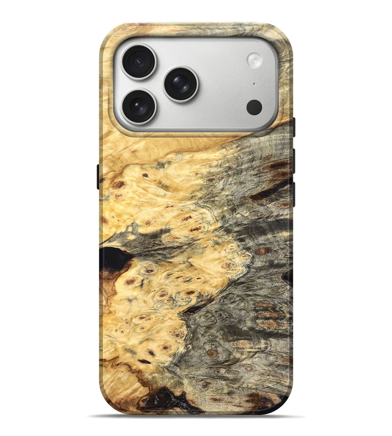 iPhone 17 Pro Max Wood Live Edge Phone Case - Chantel (Solid Wood, 826324)